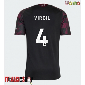 Liverpool Virgil van Dijk #4 Terza Maglia 2026-27 Manica Corta Liverpool Virgil van Dijk #4 Terza Maglia 2026-27 Manica Corta